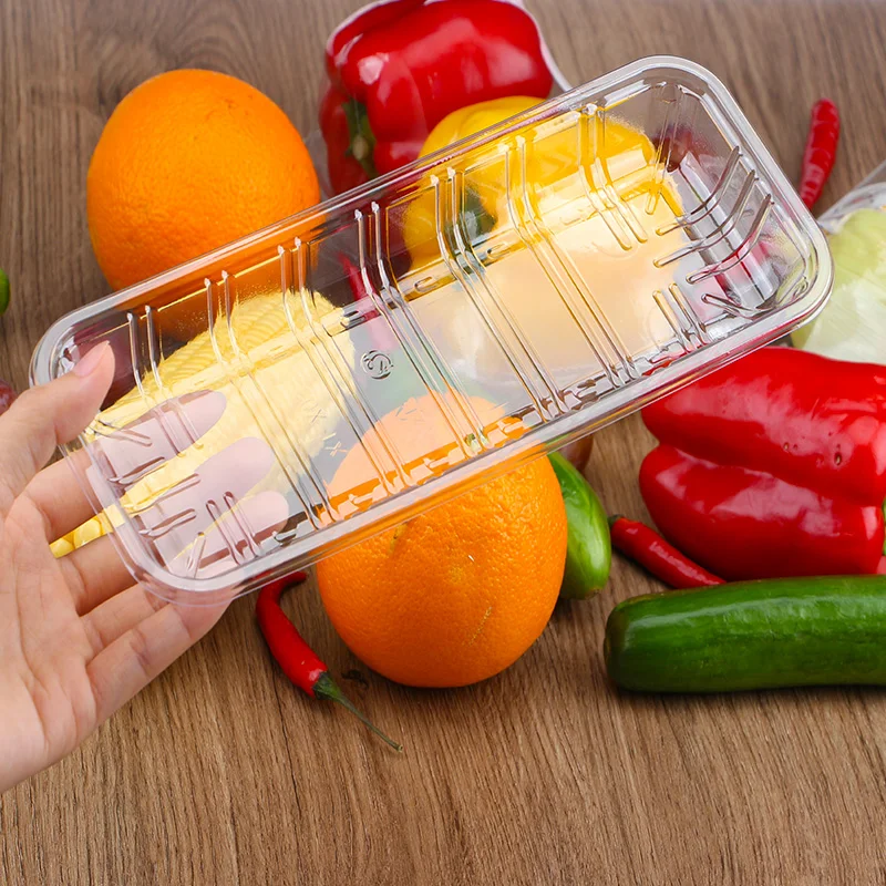 Polypropylene Food Packaging Disposable Clear Plastic Meat Tray