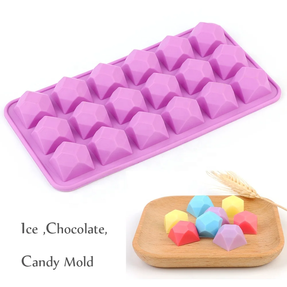 Hot 18 Cavity Silicone Chocolate Molds for baking  Make Candy Cake Pudding Bakeware Gummy Tray Decorations Cake Moulds DIY