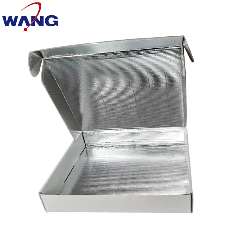 paper box for frozen food delivery aluminium insulated cardboard box Corrugated cardboard airplane box