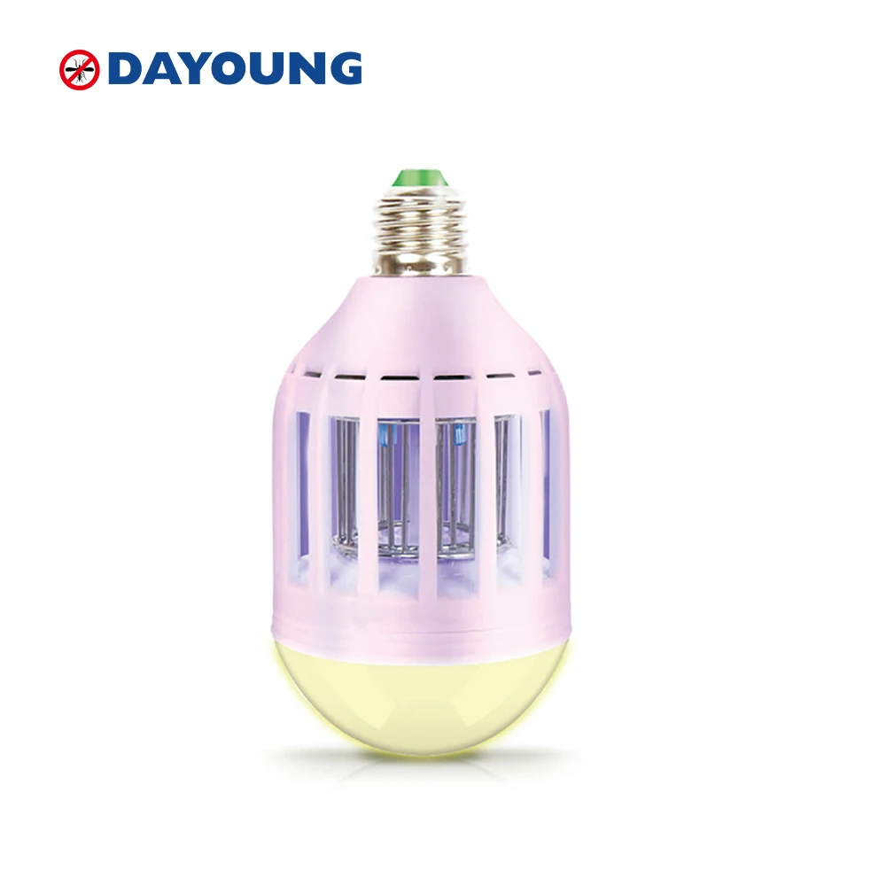 AC 120V,230V E26,E27 LED Eco-Friendly Power Saving 2 In 1 Bug Zapper Pest Control Mosquito Insect Killer Bulb mosquito zapper