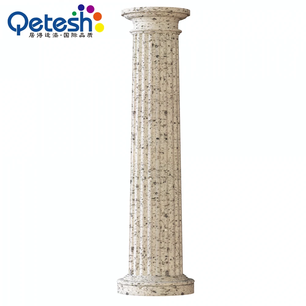 
High Universal High Practicability Decorative Material Roman Fiber Crystal Pillar 