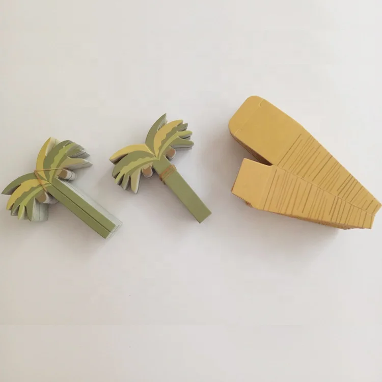 3D Coconut Palm Tree Paper Candy Box Gift Boxes for Wedding Birthday Baby Shower Hawaiian Party Favors Packaging