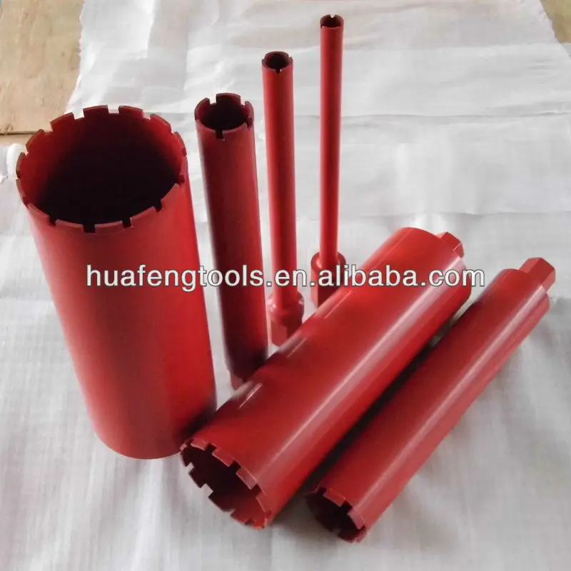 Сверла с влажным алмазным сердечником R1/2 дюйма, наружная резьба, сверление бетона