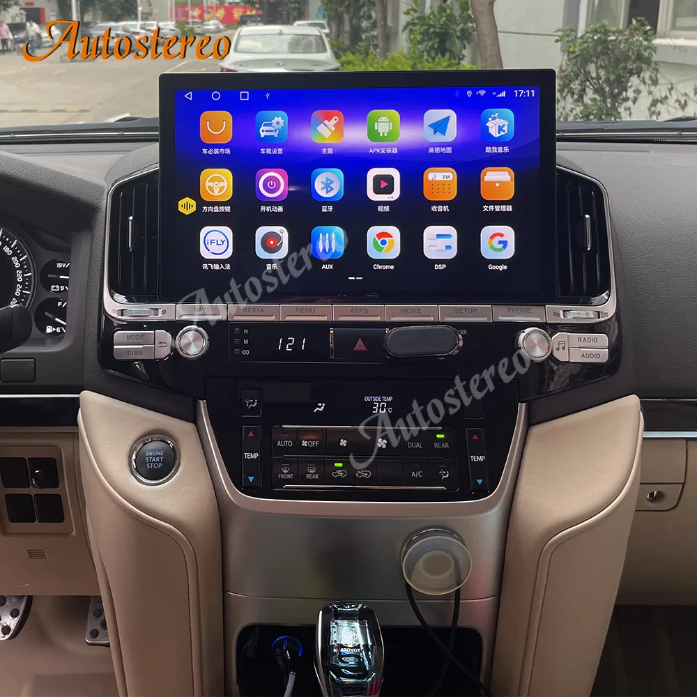 Авто Радио Стерео 13 6 Android 10 128G для Toyota Land Cruiser LC200 GX усилительный насос GXR VX VXR 2016-2021 автомобильный gps-навигатор Muletimedia плеер 4G