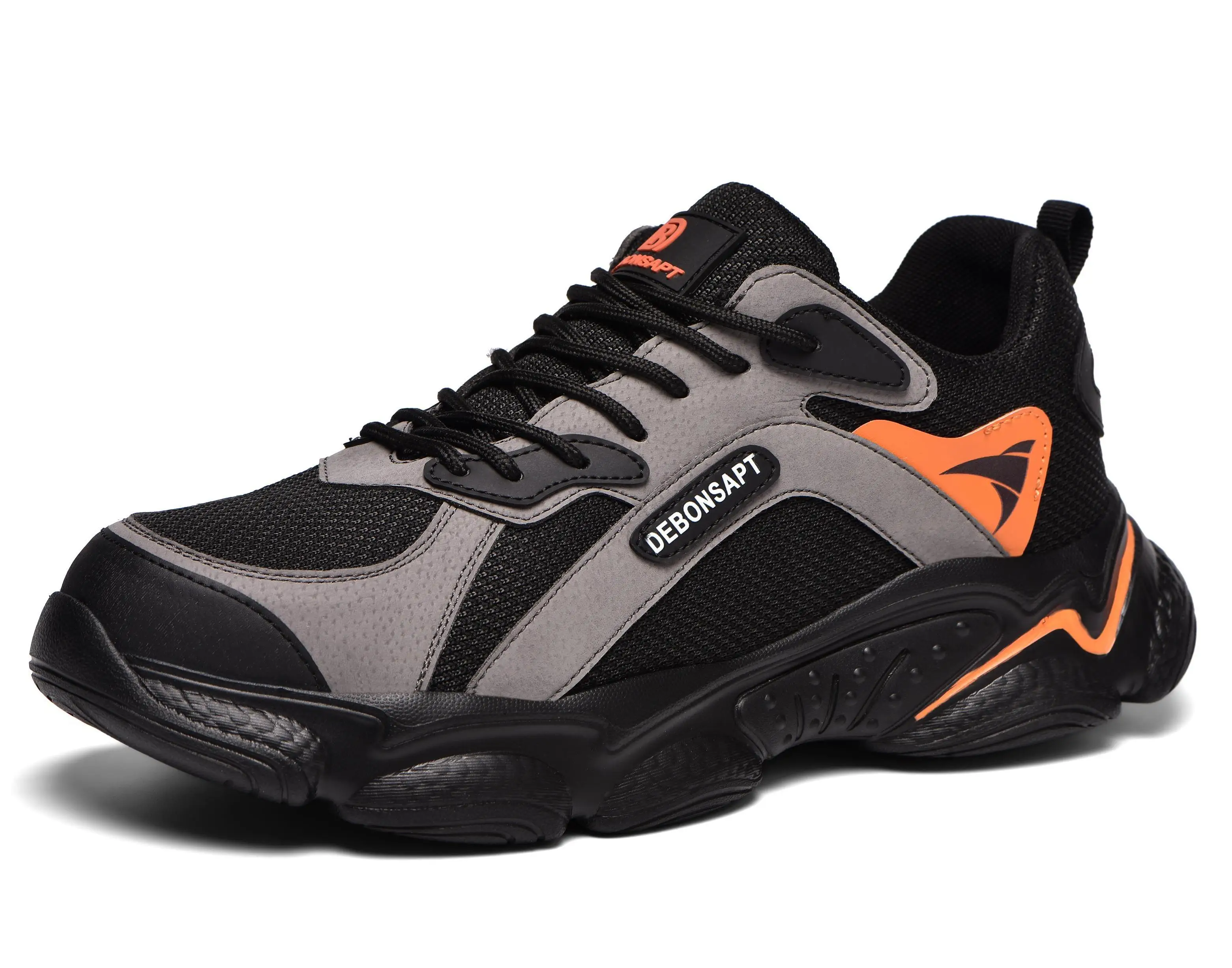 Pure Leather Suede Anti-smashing Anti-puncture Light Breathable Spring, Summer and Autumn Electrical Safety Shoes ISO