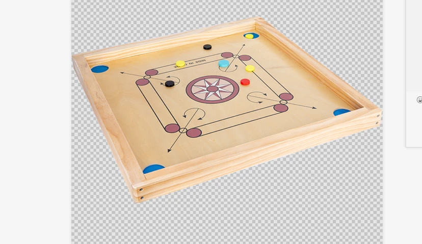 Деревянная Классическая настольная игра Carrom для детей друзей и семьи