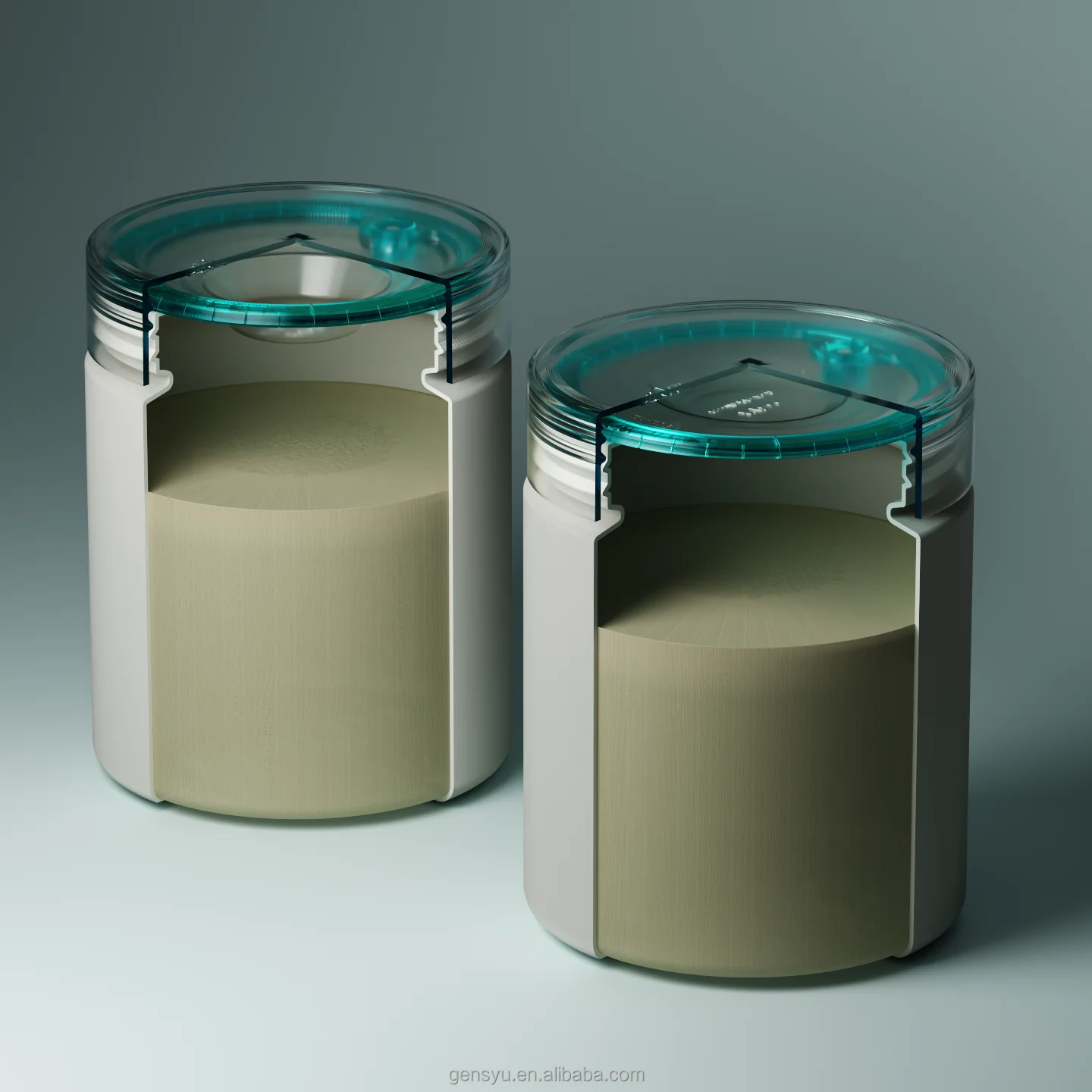 New Tech Plastic Pill Bottle For Tablet  Protein Medicine Sport Nutrition Supplement Bottle With Breathable Cap/Liner