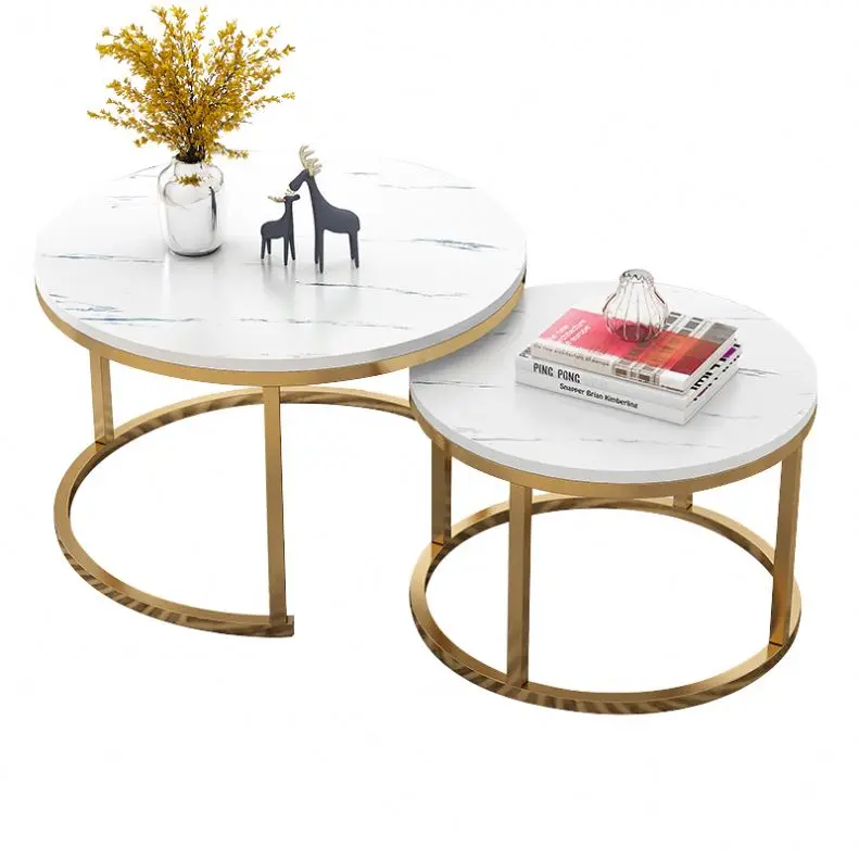 Smart Multifunctional Italian Marble Coffee Table Solid Wood Gilt Table Living Room Furniture Luxury Coffee Tables