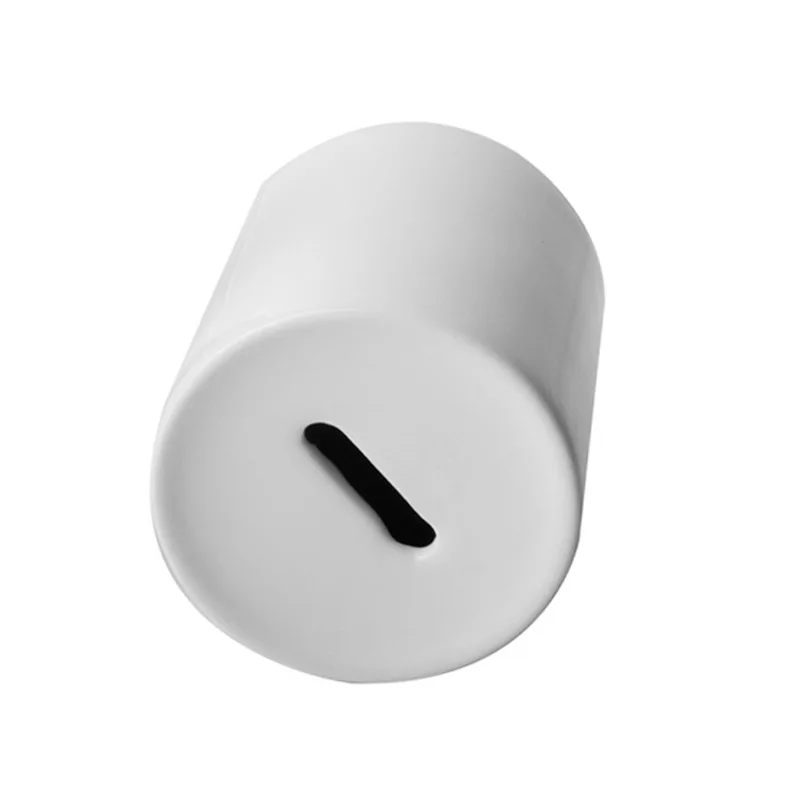 Sublimation Piggy Bank White Ceramic Piggy Bank Money Saver Coke Cans