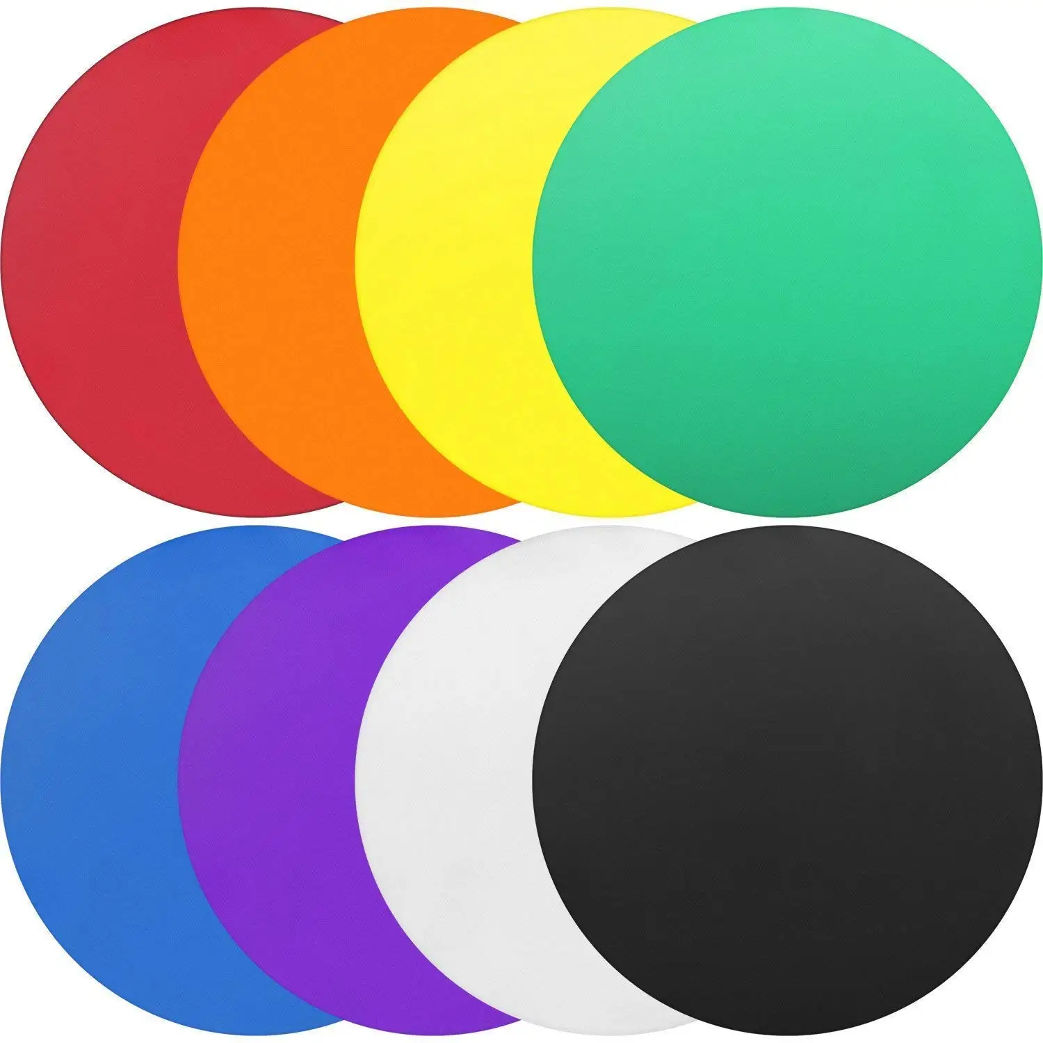 Multi-Purpose Bottle Lid Openers Round Kitchen Coasters Silicone Jar Opener Gripper