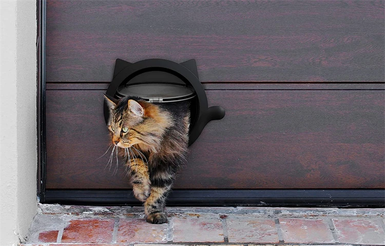 Entry And Exit Cat Door Dog Door Hole Controllable Pet Door