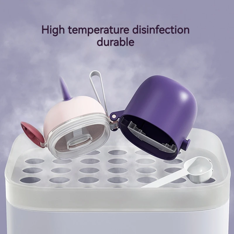 Wholesale 240g BPA-Free Plastic Milk Powder Storage Container Small Baby Food Dispenser Box with Handle for Newborns