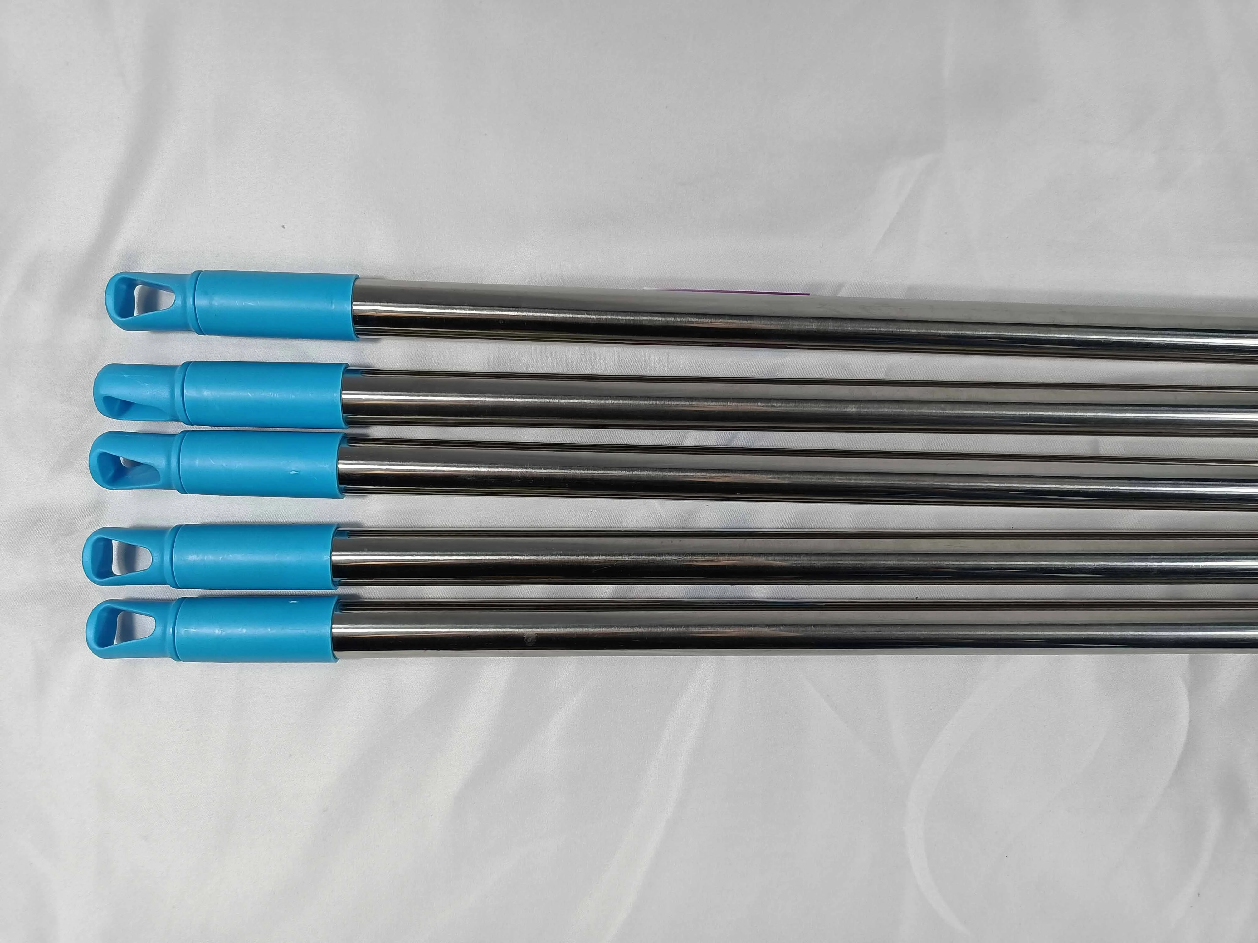 Диаметр 19/22 мм нержавеющая сталь ручка швабры телескопическая ручка метла полюс 2 секции швабры стержень