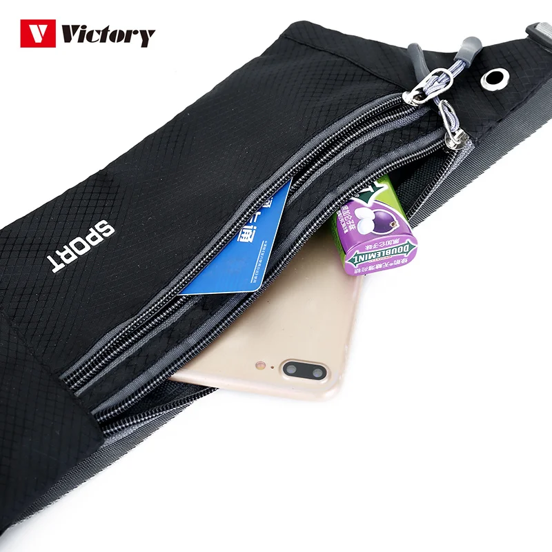 Outdoor oxford Waterproof Hiking Cycling Running Belt Waist Bag Sport Fanny Pack with Water Bottle Holder Fashion Purple Green