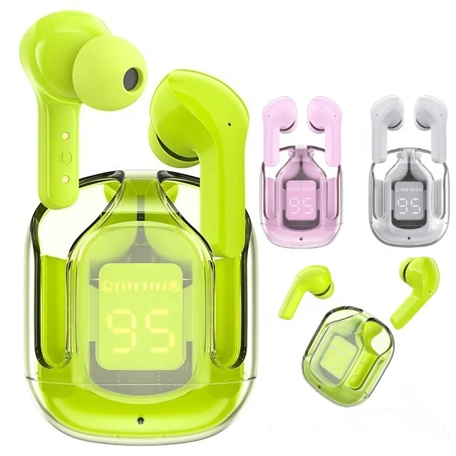Auto Pairs Noise Cancelling LED Digital Display Hifi Stereo Sound TWS Wireless Earphone Headphone for IOS Android Mobile Phones