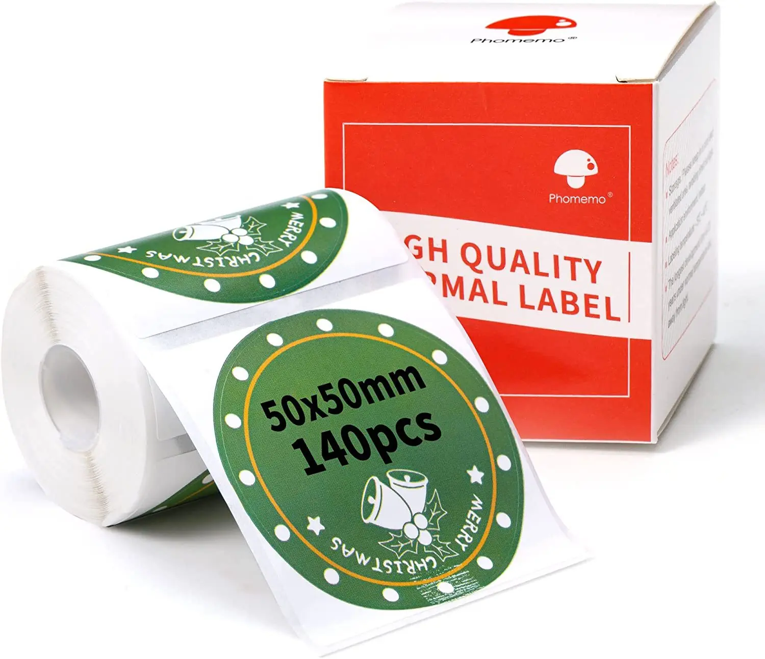 Phomemo M110 thermal paper three-proof 50*50mm circular self-adhesive label Suitable for M110 M220 M120 M200 printers