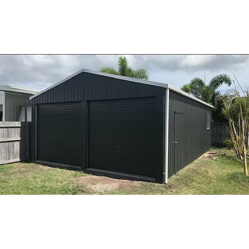 Most Popular Storage Shed Prefabricated Portable Car Shelter Garage Prefab Metal Canopy