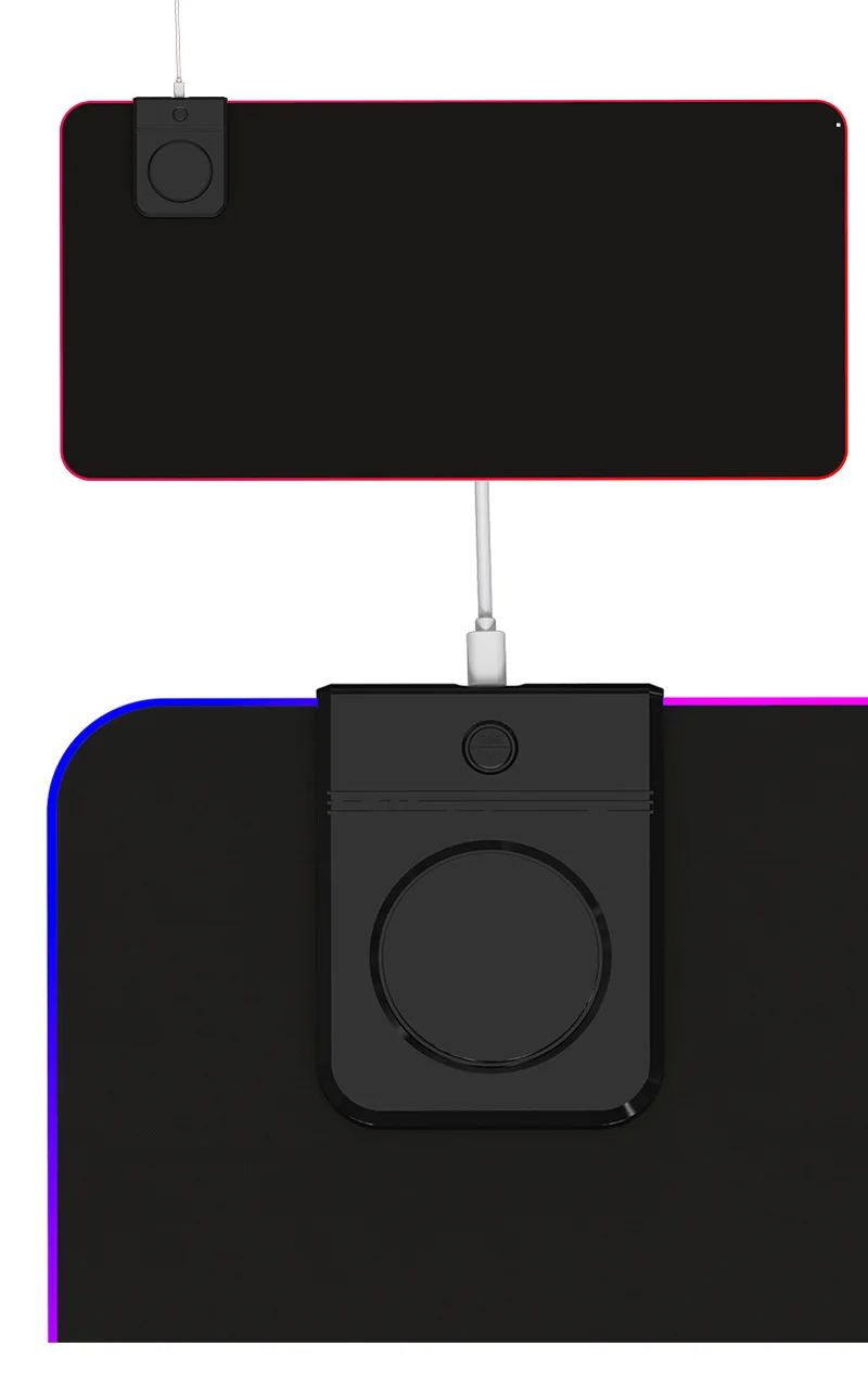 
wireless charger can extend the RGB gaming mouse pad 