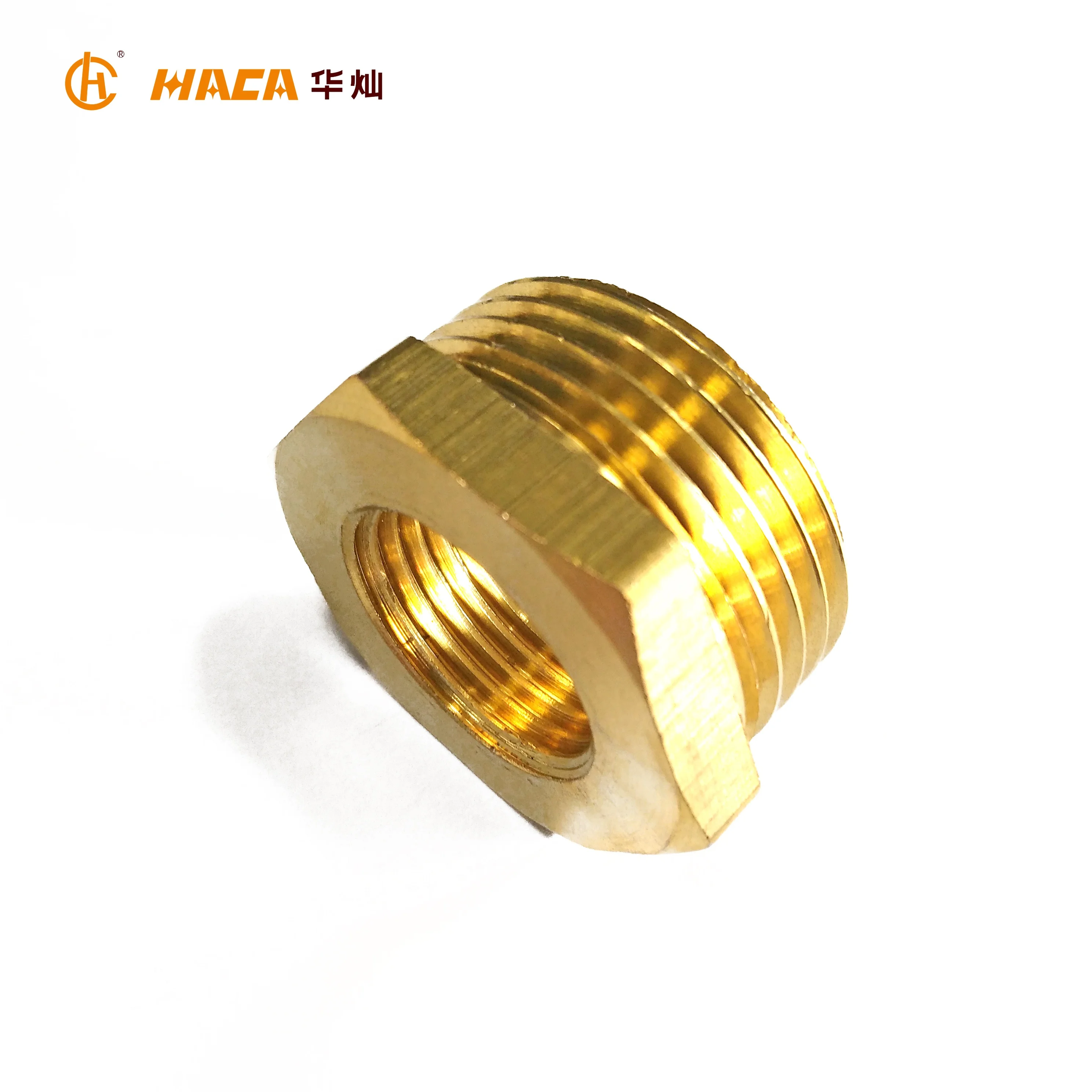 Professional Manufacturer 1/2 3/4 inch Hexagon Brass Reducer Bushing for Pipe Conversion