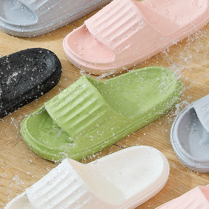 New arrival bathroom slippers women rubbee men slippers sandals