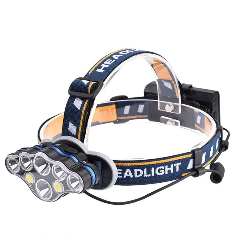 Factory Wholesale LED Headlight Torch Waterproof High Power USB Rechargeable Headlight Outdoor Hot Sale