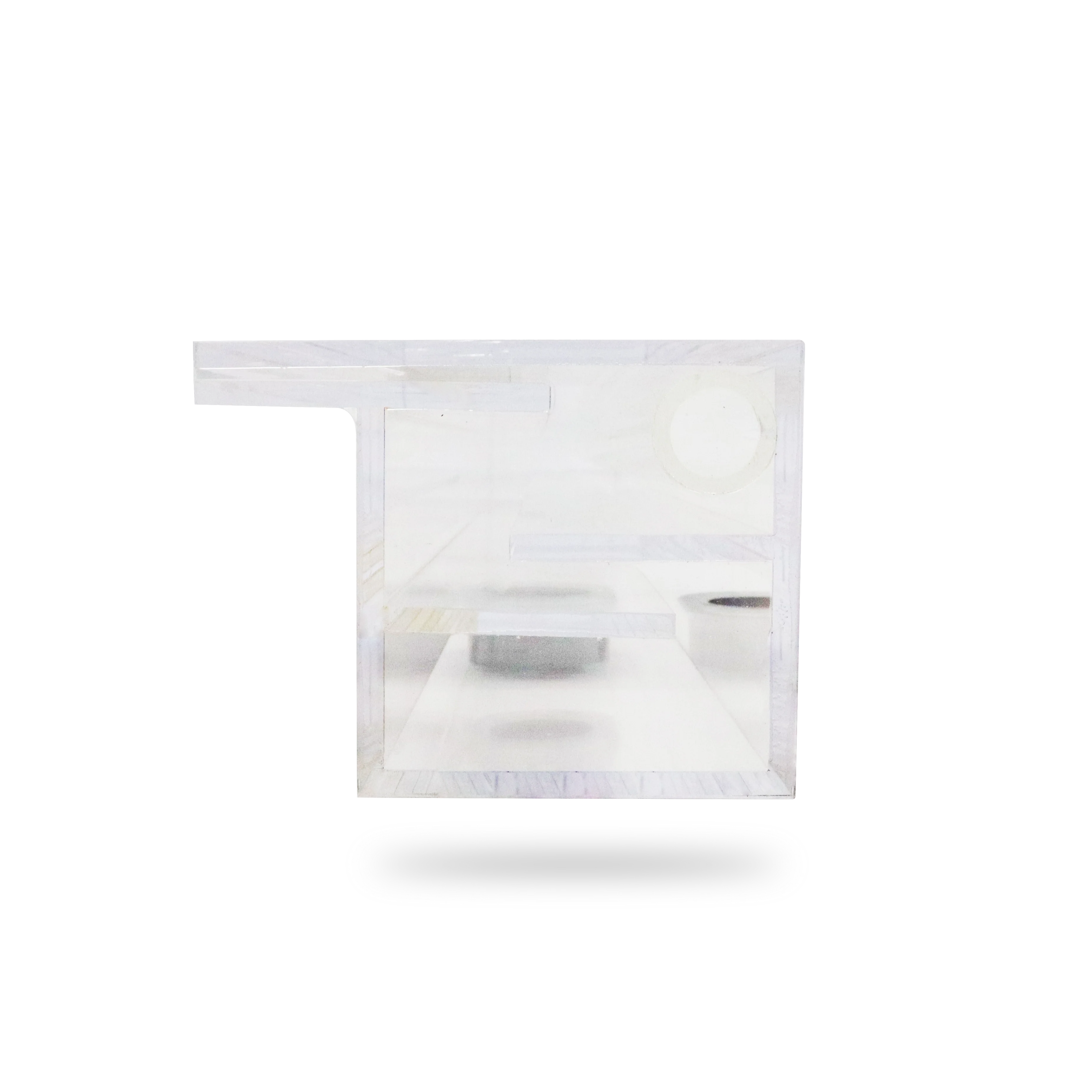 Transparent Acrylic Pool Waterfall Spillway with Pipe Connector Kits for Sheer Descent Indoor/Outdoor Decorative