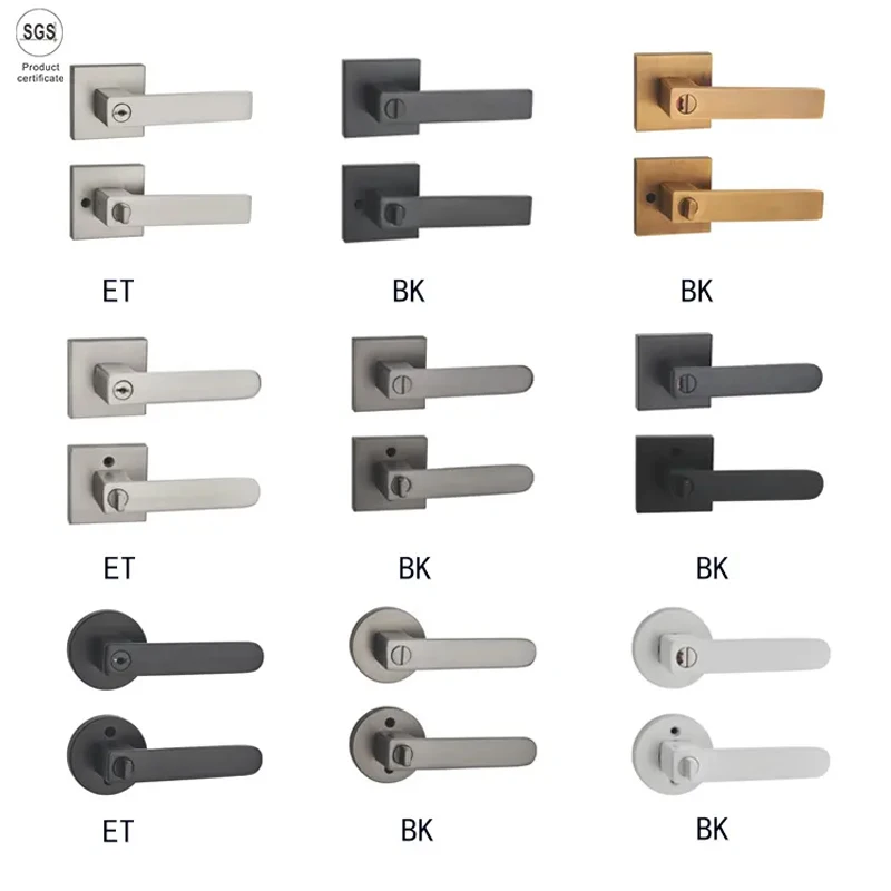 New Arrival Classic Zinc Entrance Indoor Door Pull Handle Luxury Interior Locks And Handles Furniture Door Handle