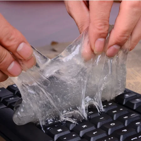 Spot Keyboard Cleaner Dust Clean Glue Magic Gel Sticky Cleaning Tool for Car Air Vent Dashboard