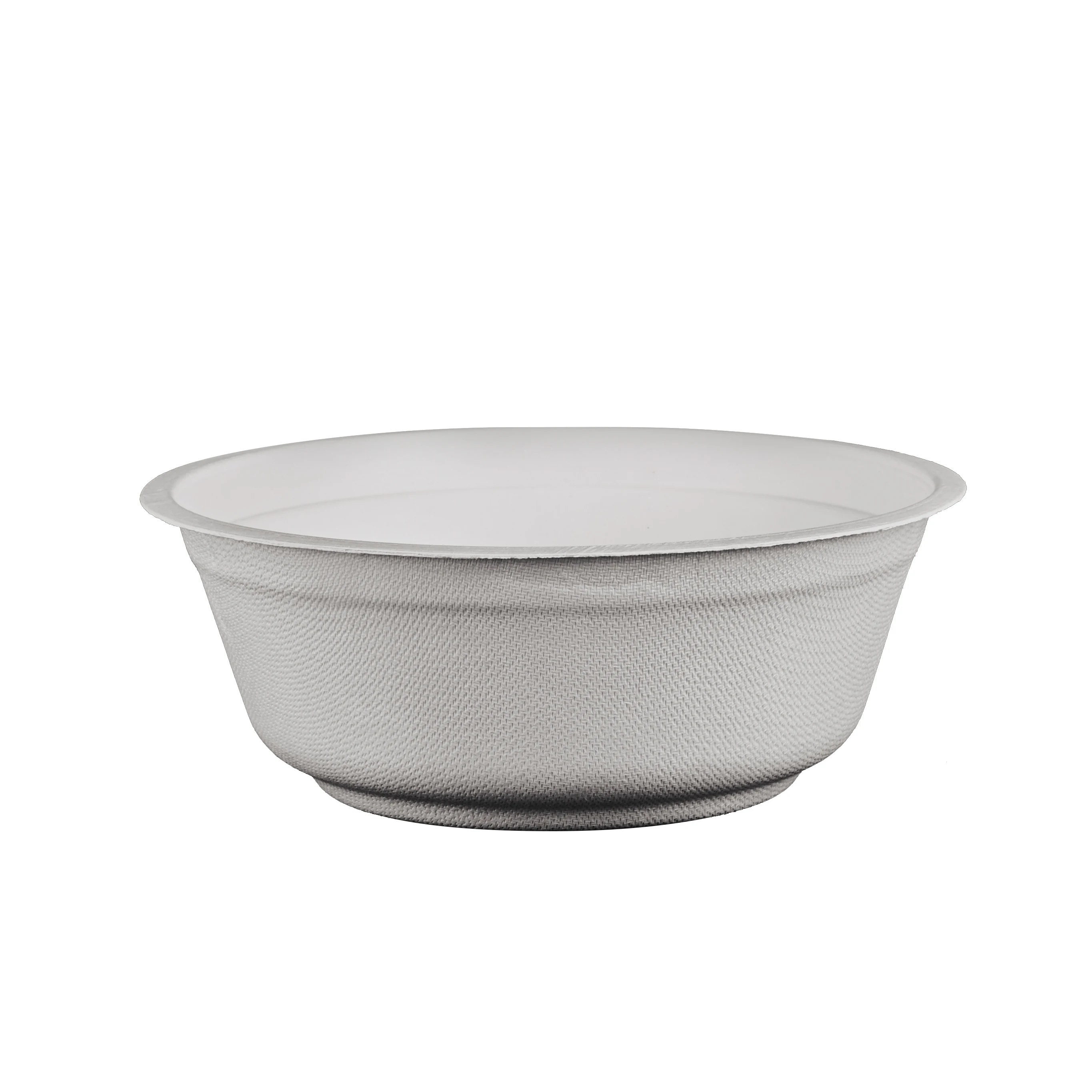 32Oz Soup Paper Bowl,Hot Sale Disposable Noodle Bowl White Sugarcane Bowl