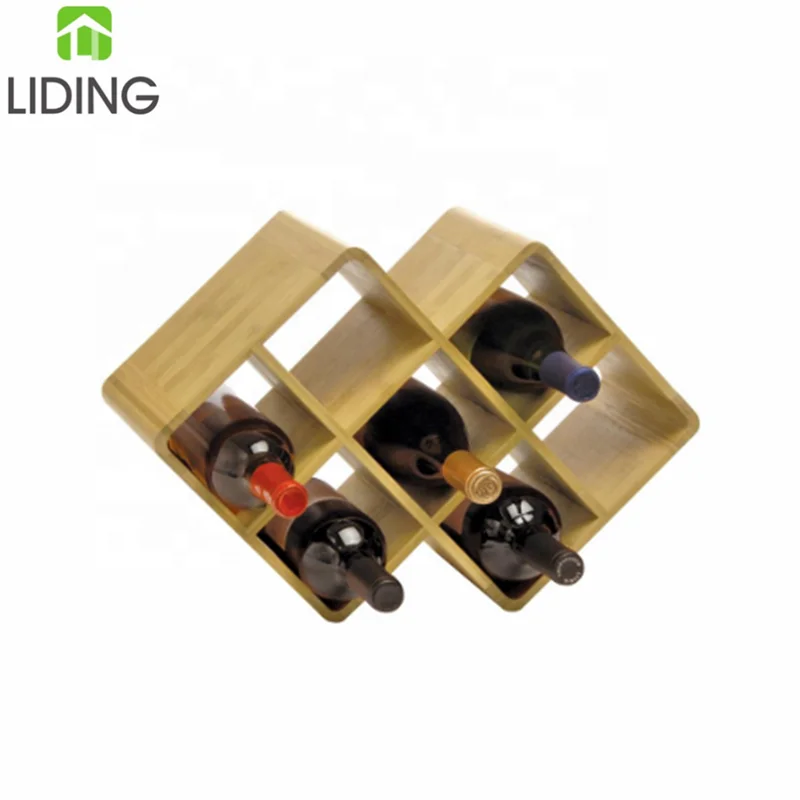 Bamboo Wine Rack for 8 Bottle
