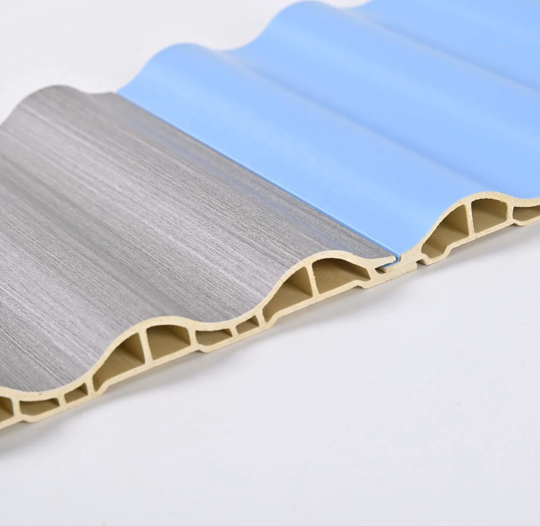 Mildrew resistant finish PVC wood wall panel