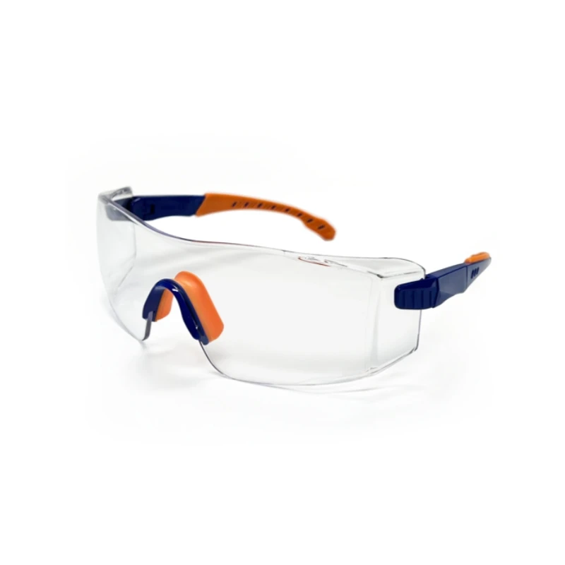 Wejump Over-Spec Safety Glasses with Anti Scratch Wrap-Around Lenses, ANSI Z87  certification, Adjustable Arms  Safety Goggles