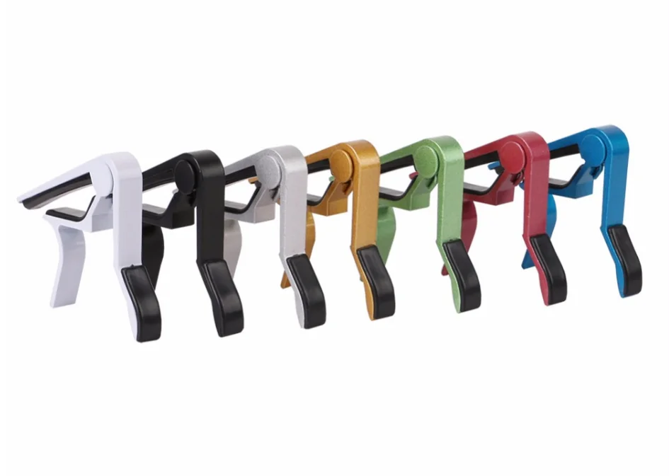 High Quality Aluminium Alloy Metal New Color Guitar Capo Quick Change Clamp Key Acoustic Classic Guitar Capo For Tone Adjusting