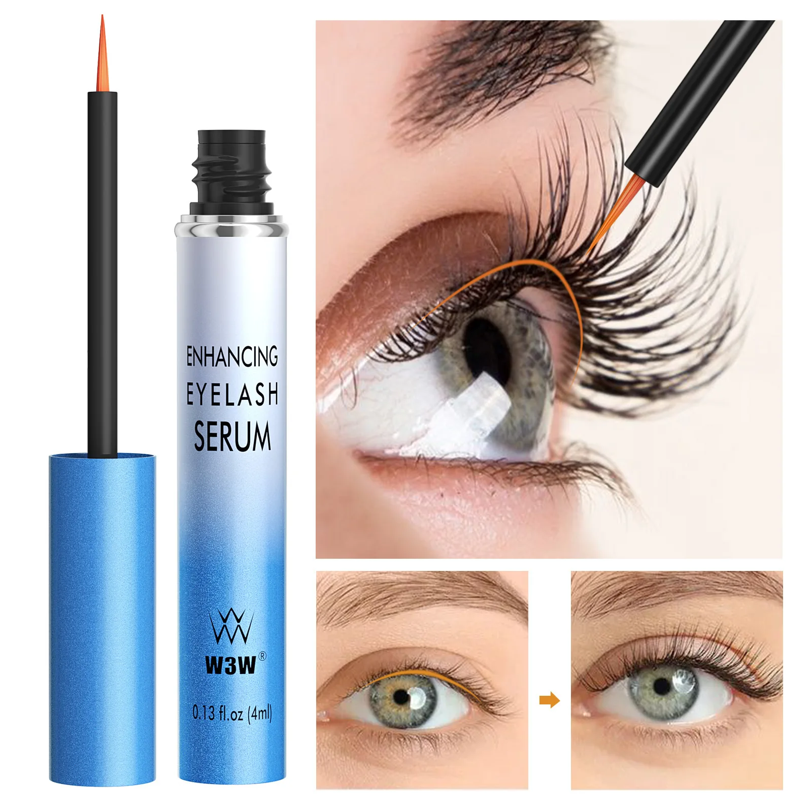 Best-selling Eyelash Growth Liquid Thick Lengthening Slender Long Eyelash Repair Liquid Wholesale