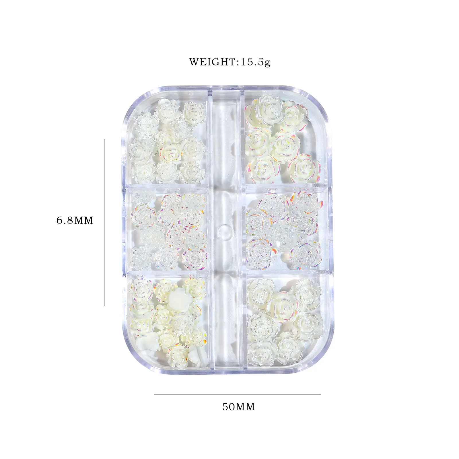 Hot Candy Color Nail Rhinestone Wholesale Flower Nail Charm Ornament Accessories 3D Nail Art Decoration Butterfly