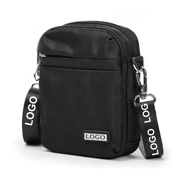 Wholesale Custom LOGO Mini Cross Body Men Shoulder Bag Women Custom Messenger Saddle Bag