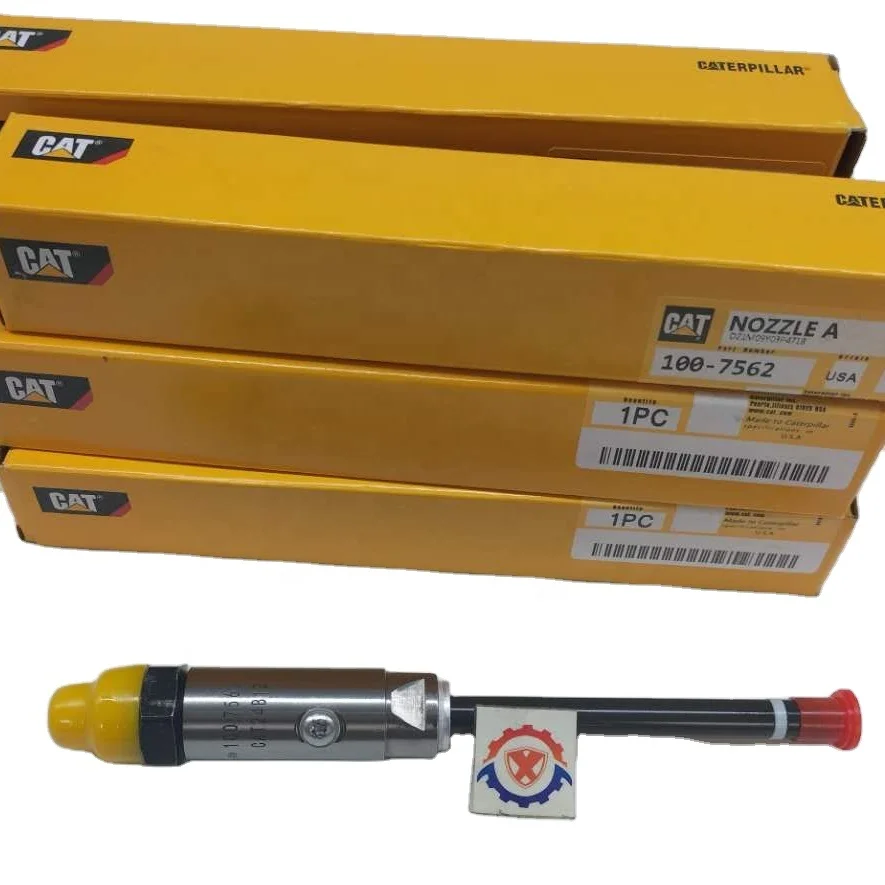Hot sale Fuel Injector Nozzle 100-7562 Diesel Engine Pencil Injector 1007562 For excavator Engine 3400