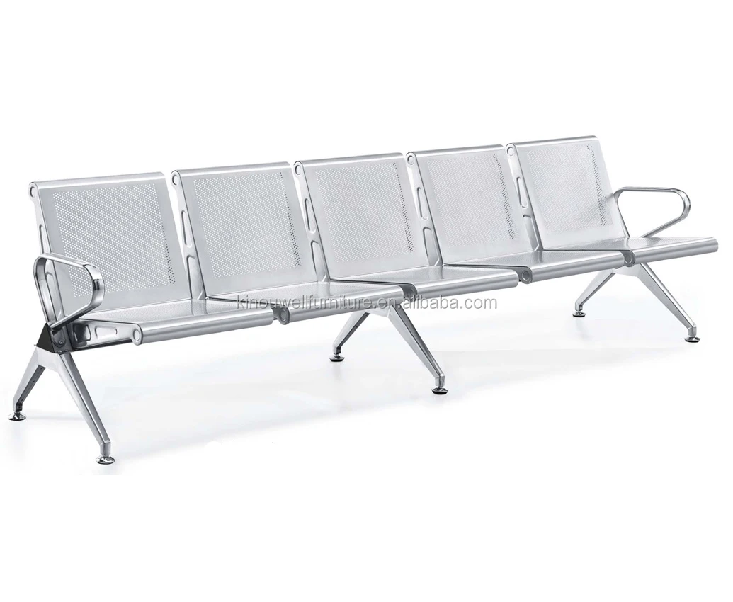 3 seats public seating waiting link chair