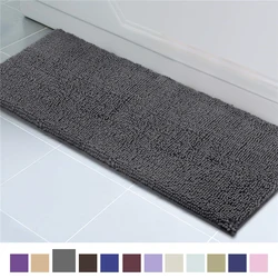 Wholesale Good Water-absorbing Ground Rugs Toliet Chenille Bathroom Rug Mat