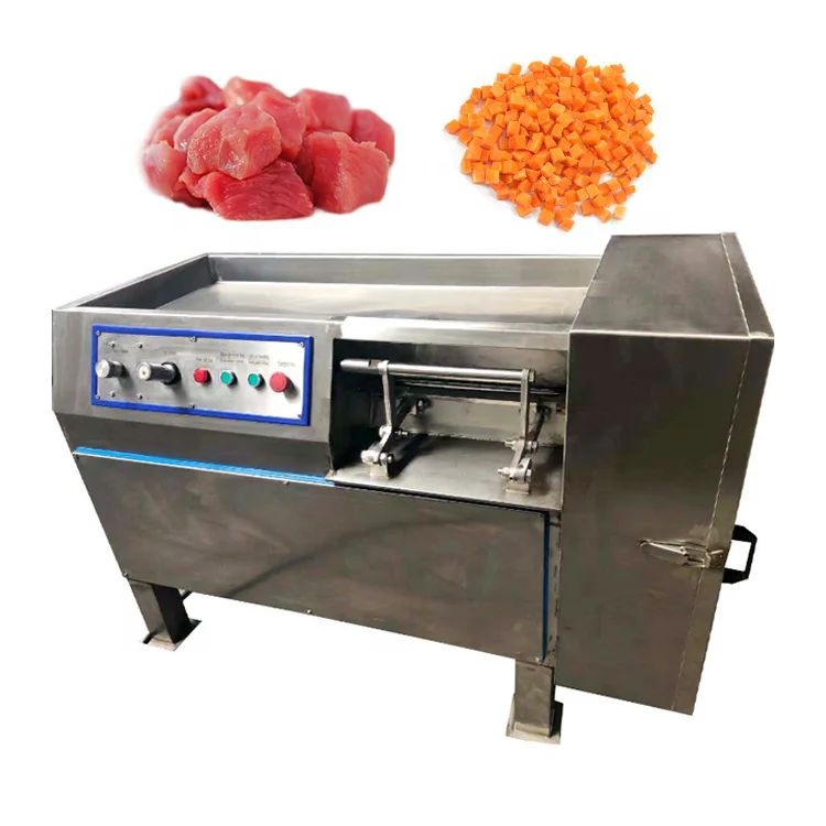 chicken beef pork cube cutter cutting for commercial frozen meat dice
