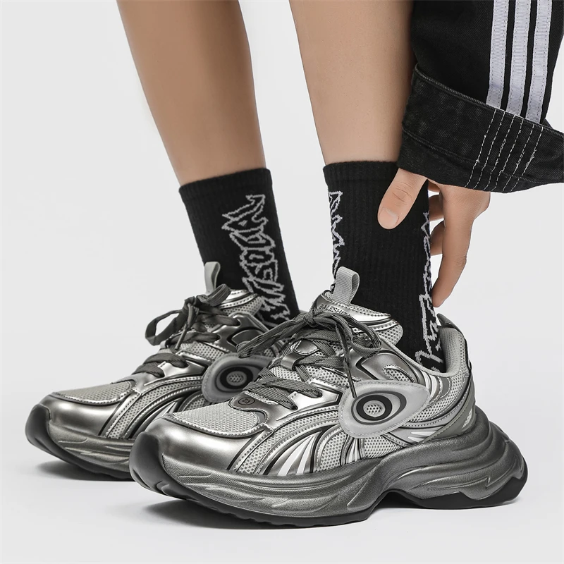 Happy China zhejiang shoes women men unisex customize chunky sneaker retro luxury fashion zapatos de hombre new styles for men
