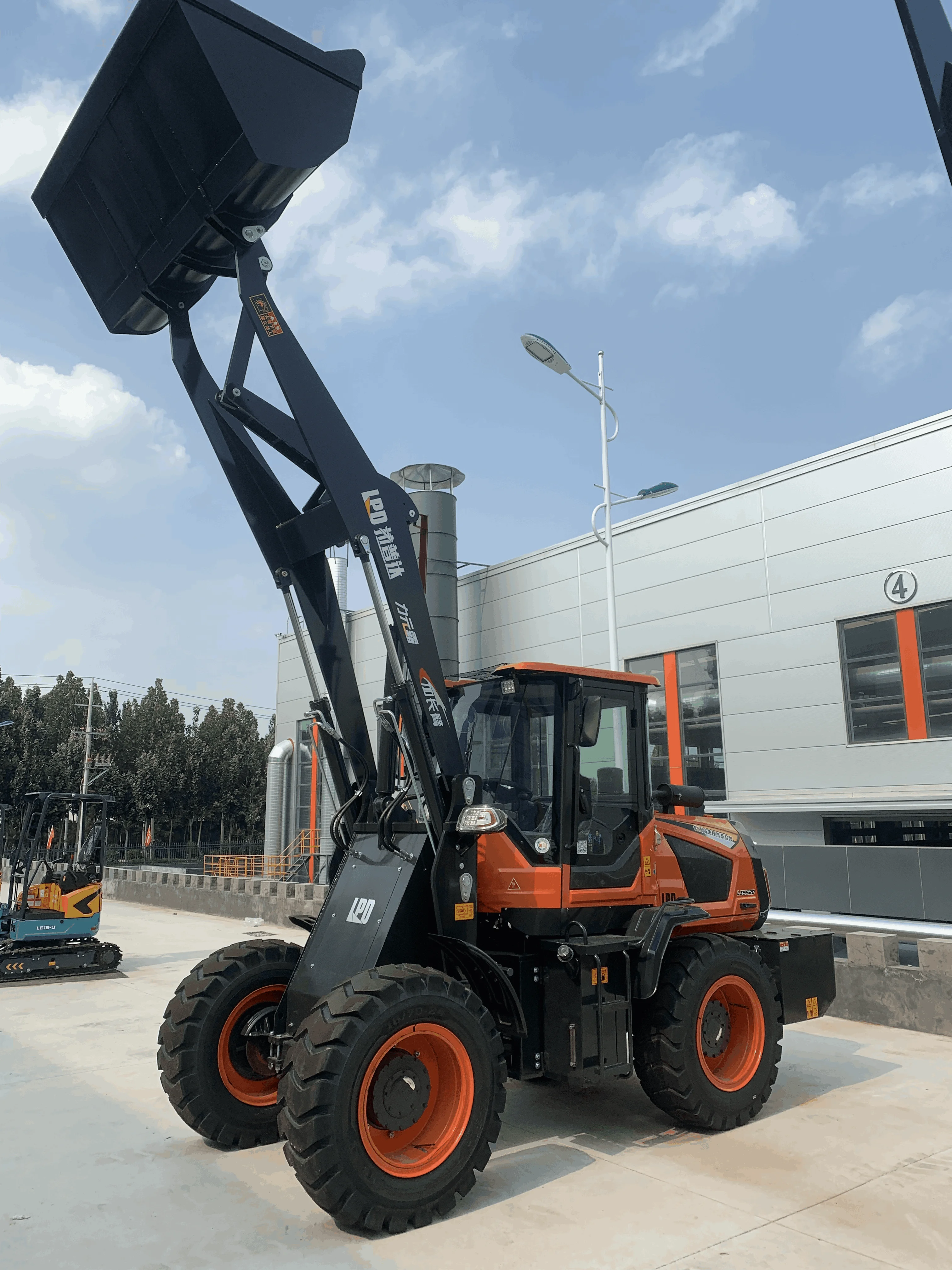 High Performance Used in Construction Equipment wheel loader with good price