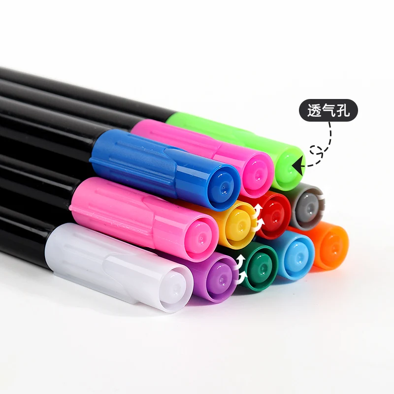 Customization Colorful Erasable Marker 12 Colors Dry Erase Marker Magnetic Whiteboard Markers For kids