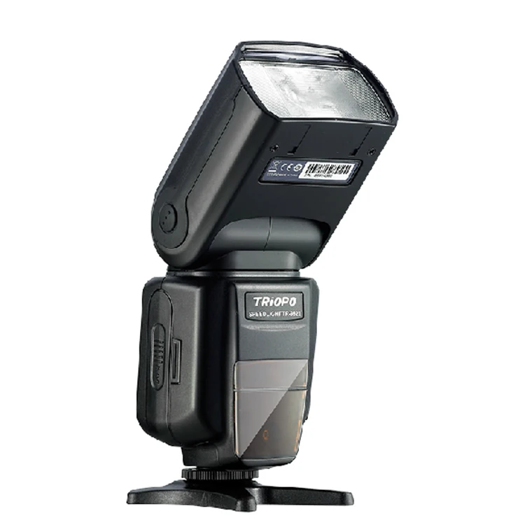 Triopo studio dslr camera flash speedlight light for camera canon nikon d500 speedlite