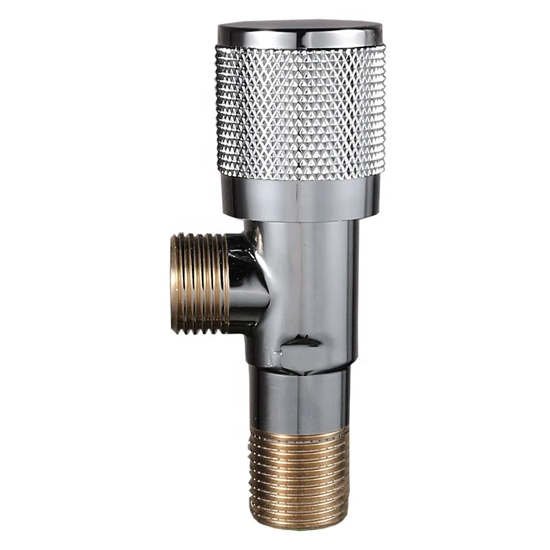 Hot sell new design wholesale brass cartridge triangle valve wash basin angle valve for toilet
