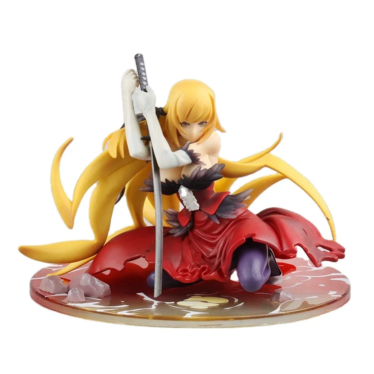 Japan anime Oshino Shinobu Kissshot sexy girl action figure 12 cm