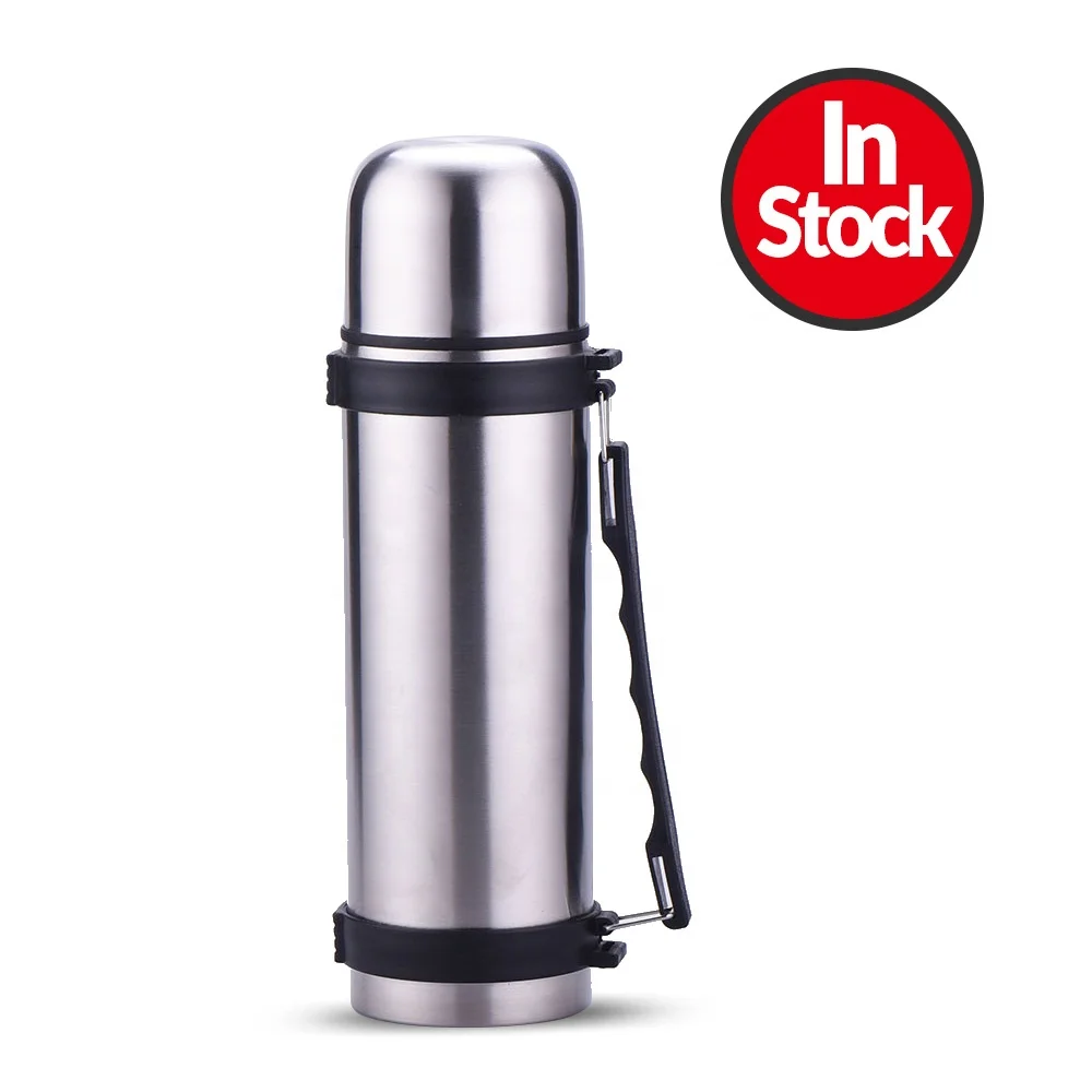 Custom Logo Vacuum Insulated Travel Thermos Private Label Stainless Steel Travel Thermos with Handle CC0024-1200