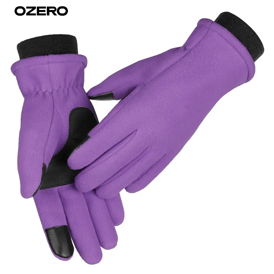 OEM ODM Unisex Fashionable Polar Fleece Driving Thermal Anti Slip Ladies Gloves For Winter