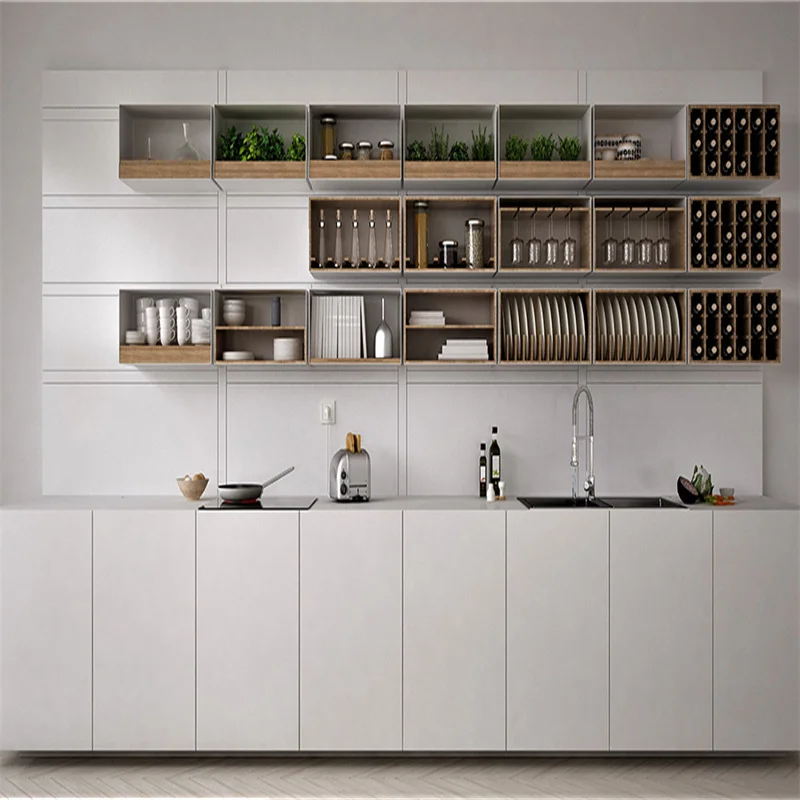 customized modern kitchen cabinet for home kitchen