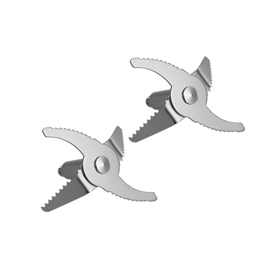 Food Processing Appliances Spare Parts Serrated Stainless Steel Vegetable Chopper Blade Mixer Blades